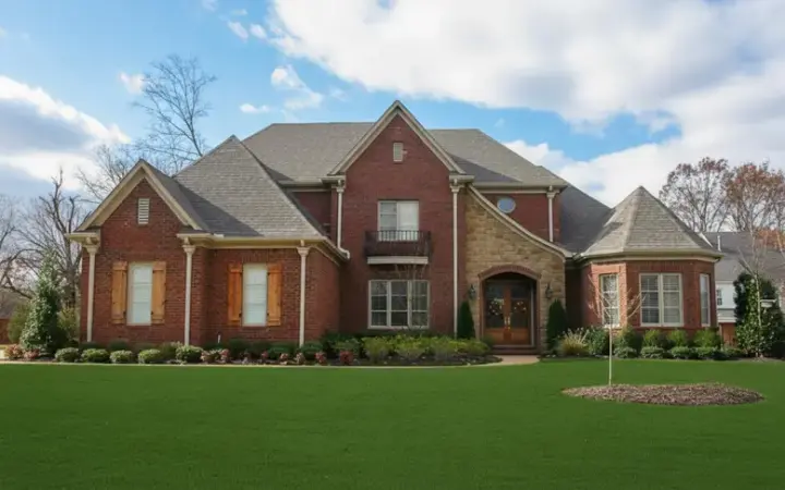 French Country house plans 6-1559 - front exterior, 4,687 sq ft, 4 bed, 4 bath house plans | Monster House Plans