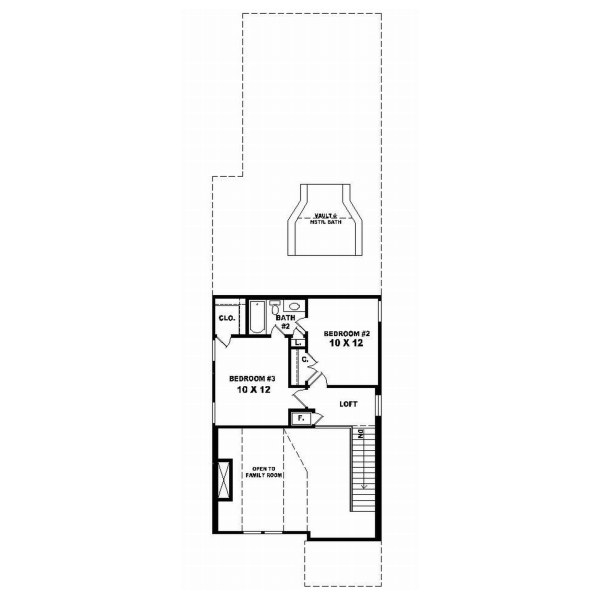 Upper/Second Floor Plan: 6-156