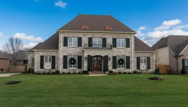 Southern Colonial house plans 6-1568 - front exterior, 4,426 sq ft, 4 bed, 4 bath house plans | Monster House Plans