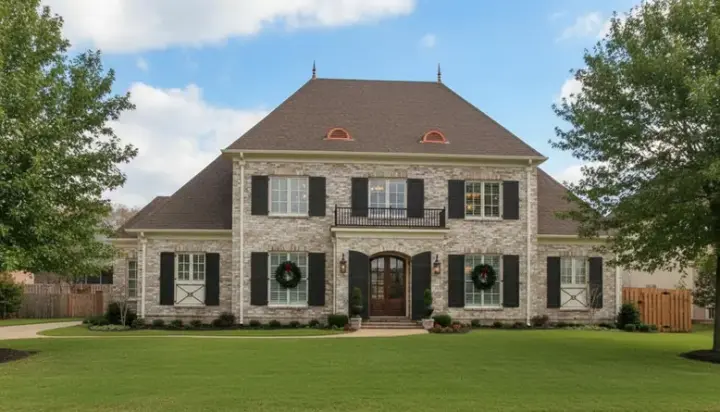 Southern Colonial house plans 6-1570 - front exterior, 5,101 sq ft, 4 bed, 4 bath house plans | Monster House Plans