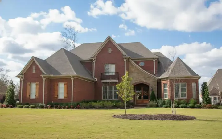 French Country house plans 6-1572 - front exterior, 4,877 sq ft, 4 bed, 4 bath house plans | Monster House Plans