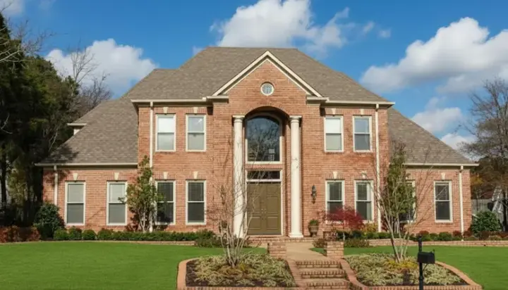 Southern Colonial house plans 6-1579 - front exterior, 4,475 sq ft, 5 bed, 4 bath house plans | Monster House Plans