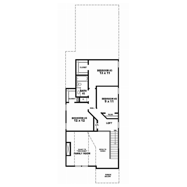 Upper/Second Floor Plan: 6-158