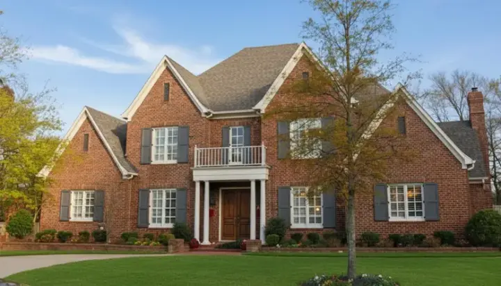 Traditional house plans 6-1585 - front exterior, 4,837 sq ft, 6 bed, 4 bath house plans | Monster House Plans