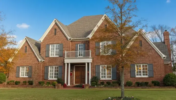 Traditional house plans 6-1586 - front exterior, 5,428 sq ft, 6 bed, 4 bath house plans | Monster House Plans