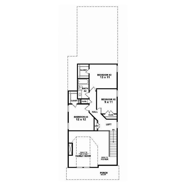 Upper/Second Floor Plan: 6-159