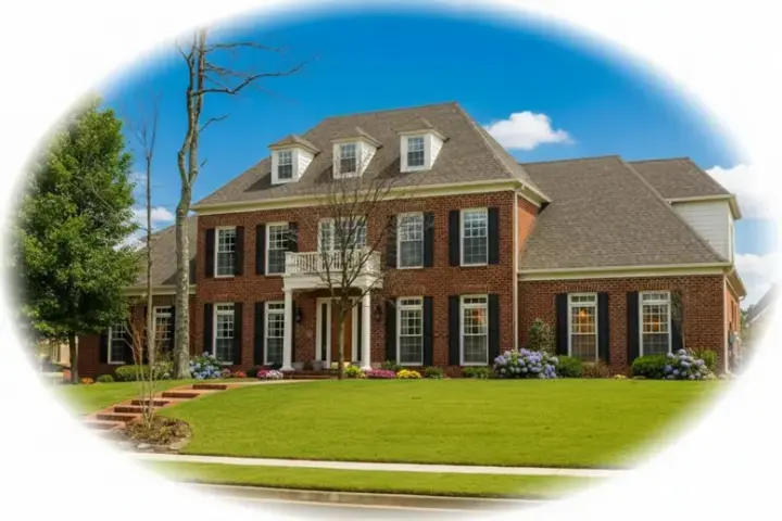 Southern Colonial house plans 6-1591 - front exterior, 4,574 sq ft, 4 bed, 4 bath house plans | Monster House Plans