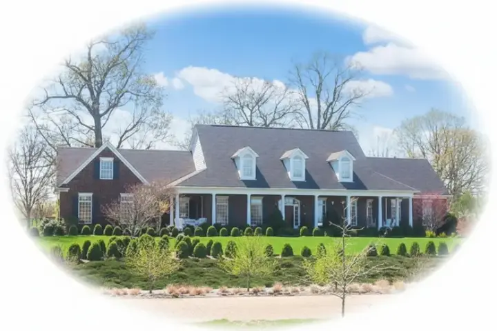 Country house plans 6-1593 - front exterior, 4,666 sq ft, 4 bed, 3 bath house plans | Monster House Plans