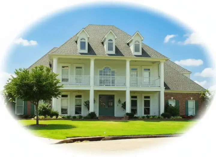 Country house plans 6-1596 - front exterior, 4,762 sq ft, 4 bed, 4 bath house plans | Monster House Plans