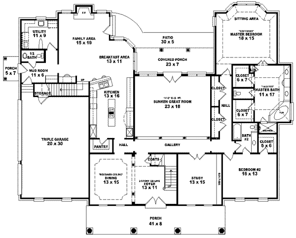 Main Floor Plan: 6-1596