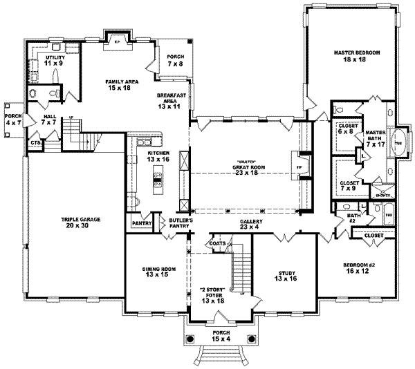 Main Floor Plan: 6-1597