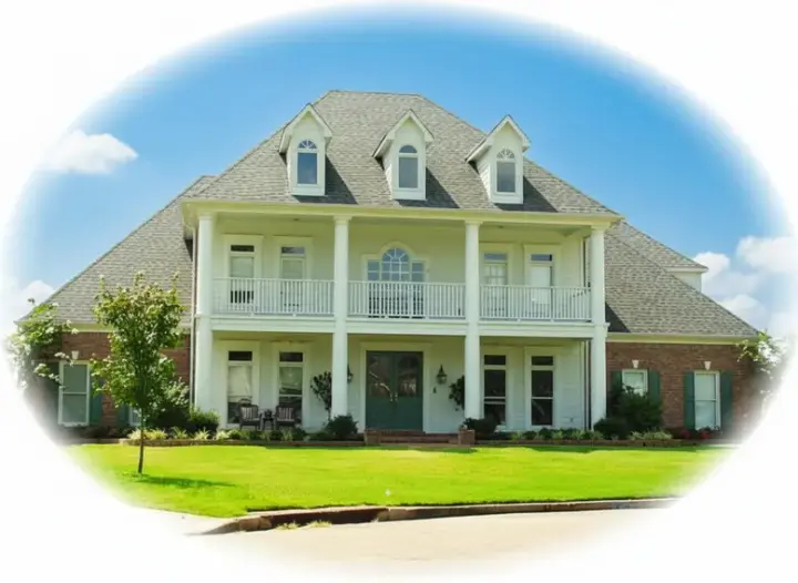 Southern Colonial house plans 6-1599 - front exterior, 4,312 sq ft, 4 bed, 4 bath house plans | Monster House Plans