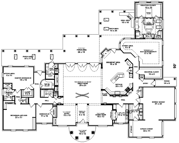 Main Floor Plan: 6-1600