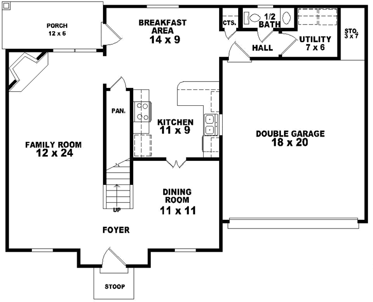 Main Floor Plan: 6-1601