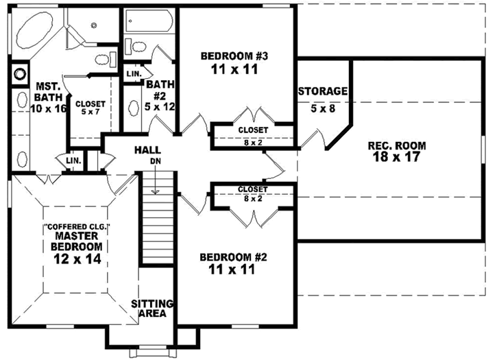 Upper/Second Floor Plan: 6-1601