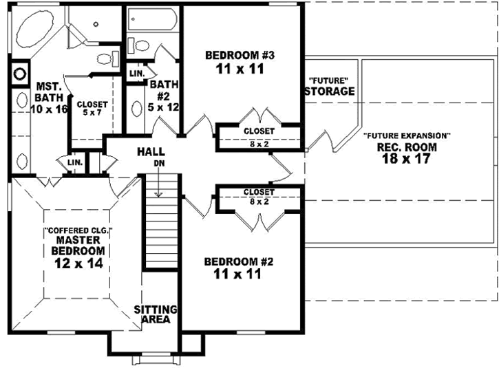 Upper/Second Floor Plan: 6-1602