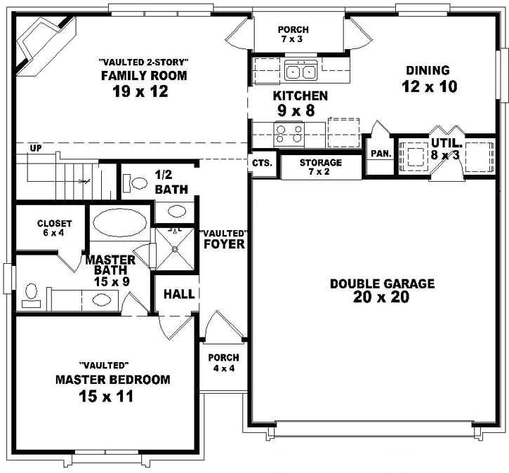 Main Floor Plan: 6-1605