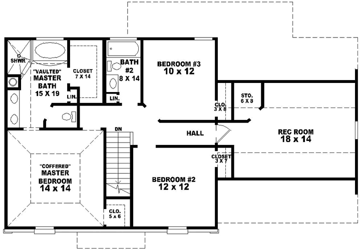 Upper/Second Floor Plan: 6-1606