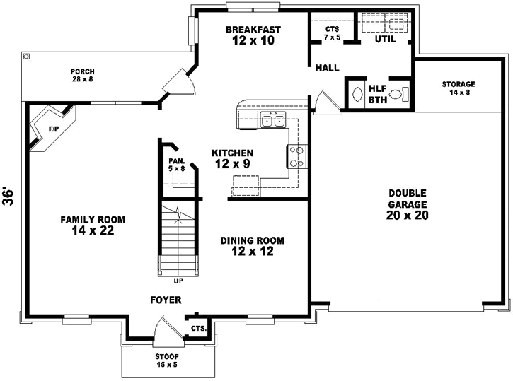 Main Floor Plan: 6-1608