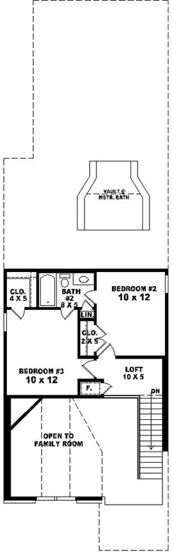 Upper/Second Floor Plan: 6-1611