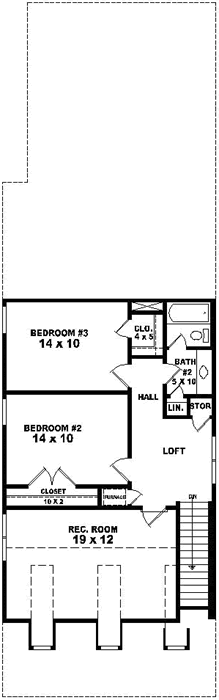 Upper/Second Floor Plan: 6-1615
