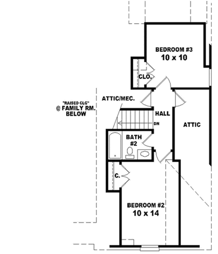 Upper/Second Floor Plan: 6-1618