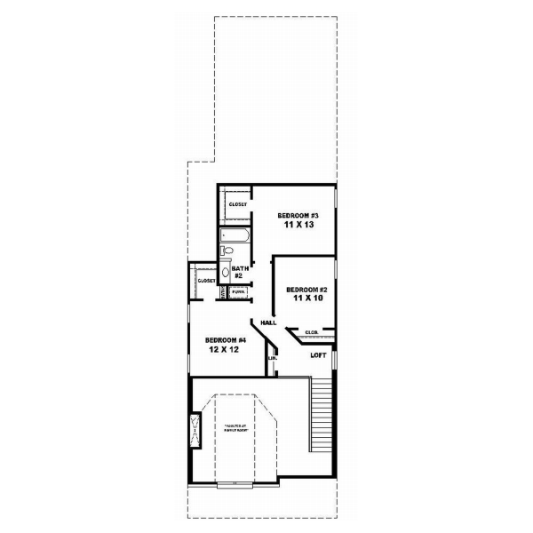Upper/Second Floor Plan: 6-162