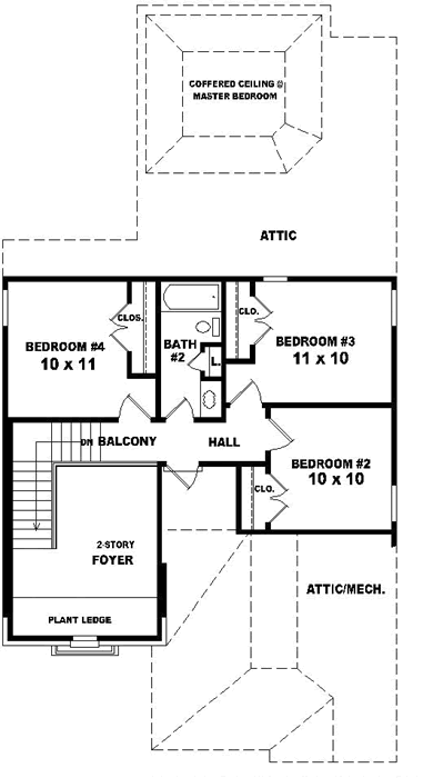 Upper/Second Floor Plan: 6-1620