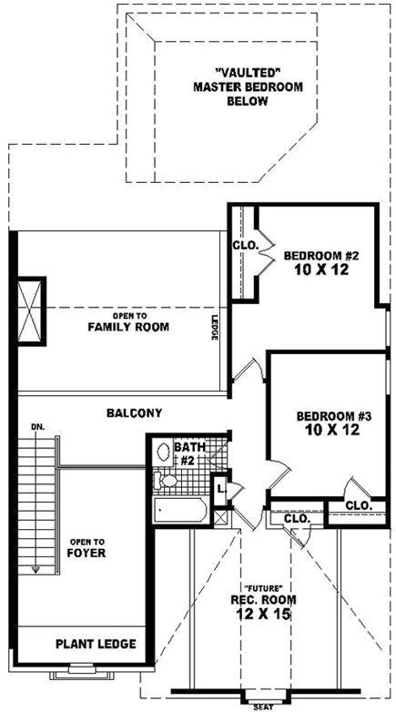 Upper/Second Floor Plan: 6-1630
