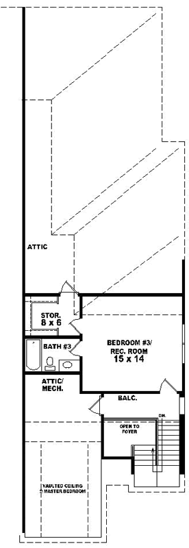 Upper/Second Floor Plan: 6-1637