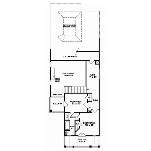 Upper/Second Floor Plan: 6-164