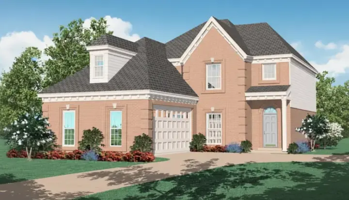 European house plans 6-1646 - front exterior, 1,843 sq ft, 3 bed, 2 bath house plans | Monster House Plans