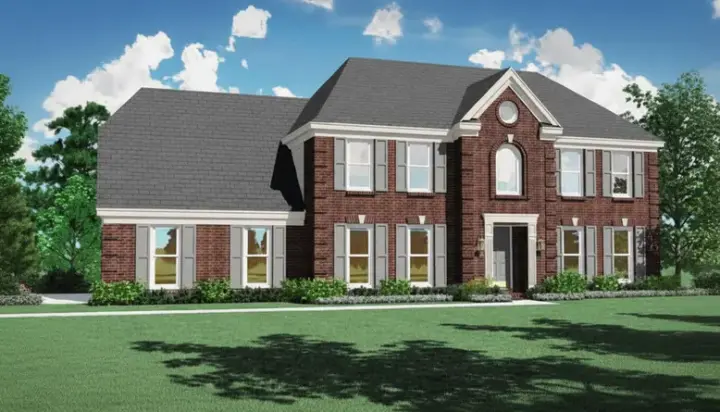 European house plans 6-1649 - front exterior, 2,656 sq ft, 4 bed, 3 bath house plans | Monster House Plans