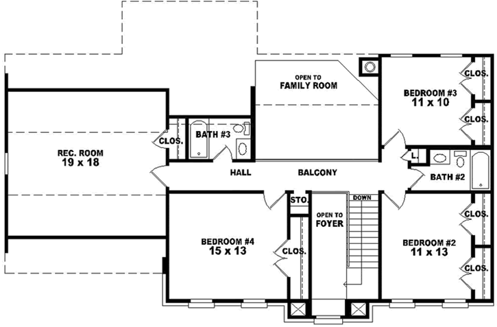 Upper/Second Floor Plan: 6-1649
