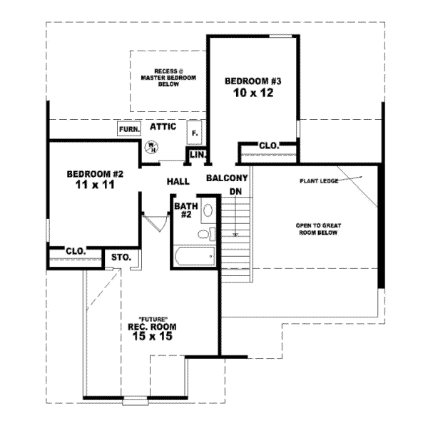 Upper/Second Floor Plan: 6-165