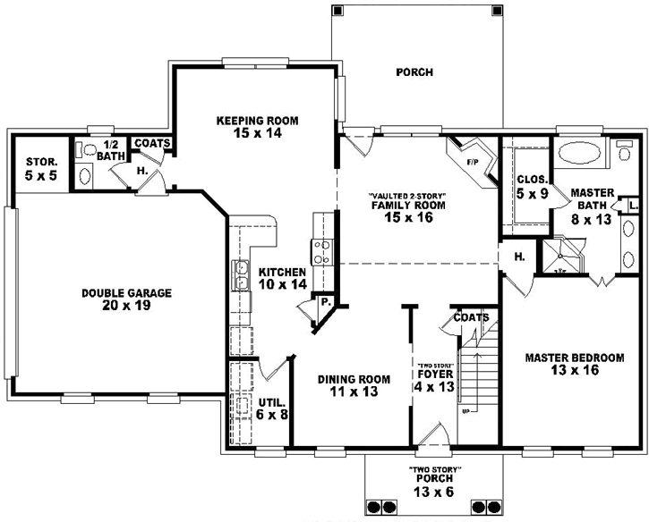 Main Floor Plan: 6-1650