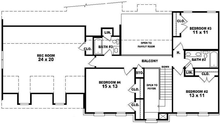 Upper/Second Floor Plan: 6-1651