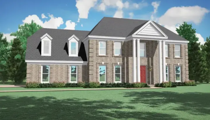 Southern house plans 6-1654 - front exterior, 2,261 sq ft, 4 bed, 3 bath house plans | Monster House Plans