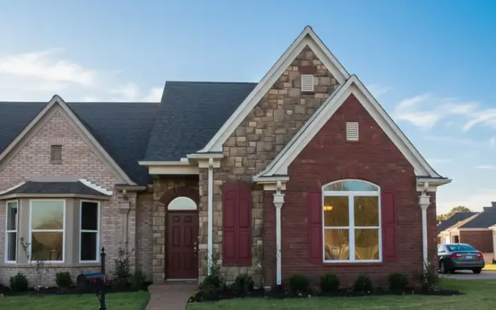 Early American house plans 6-1656 - front exterior, 1,863 sq ft, 3 bed, 3 bath house plans | Monster House Plans