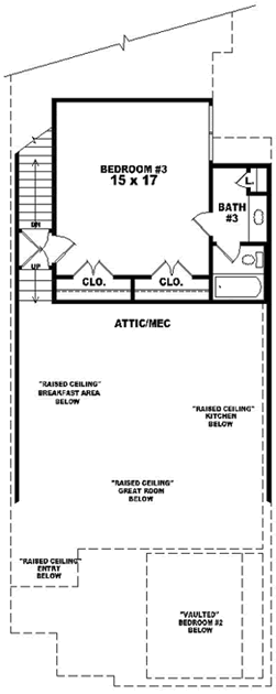 Upper/Second Floor Plan: 6-1656