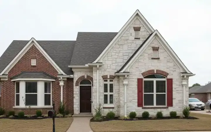 English Country house plans 6-1657 - front exterior, 1,462 sq ft, 2 bed, 2 bath house plans | Monster House Plans