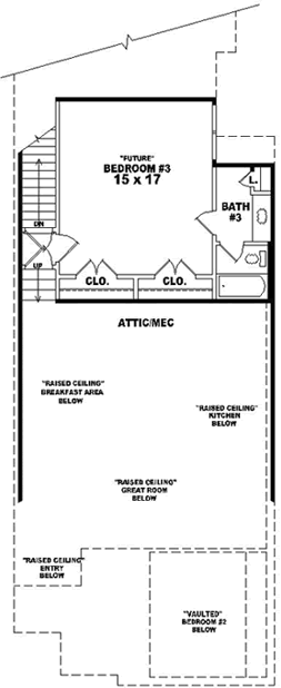 Upper/Second Floor Plan: 6-1657