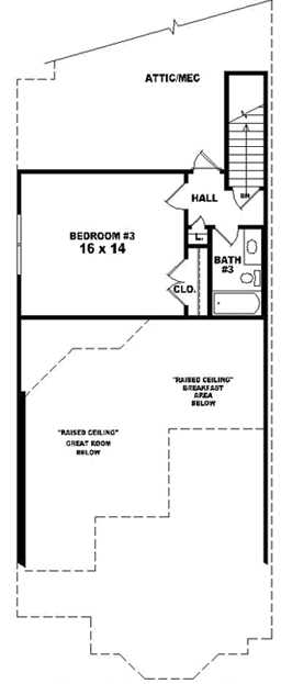 Upper/Second Floor Plan: 6-1658