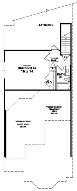 Upper/Second Floor Plan: 6-1659