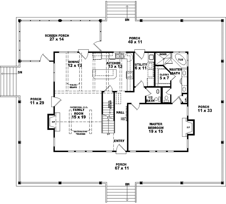 Main Floor Plan: 6-1661