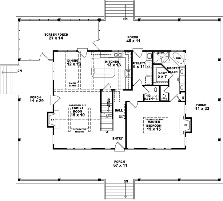 Main Floor Plan: 6-1663