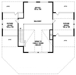 Upper/Second Floor Plan: 6-1665