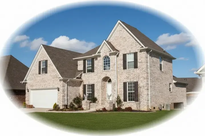 European house plans 6-1668 - front exterior, 2,012 sq ft, 3 bed, 3 bath house plans | Monster House Plans