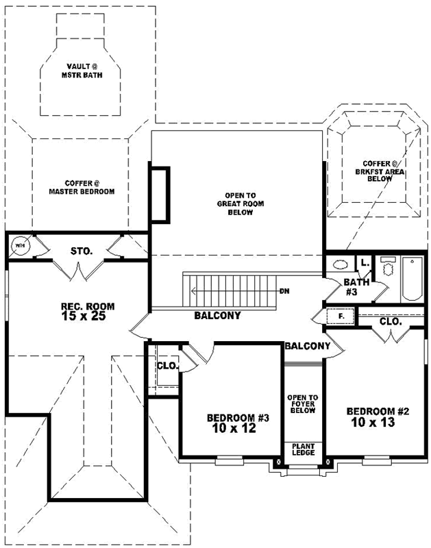Upper/Second Floor Plan: 6-1669