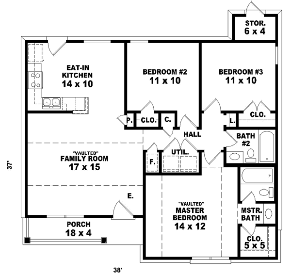 Main Floor Plan: 6-167
